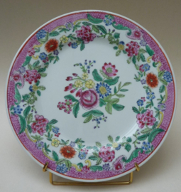 Qianlong Famille Rose bord