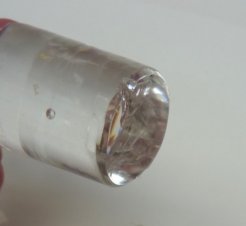 Victorian shaft and globe decanter