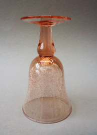 Bubble glass wine glass Patel Pink