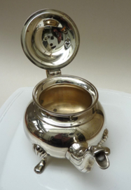 Verzilverde 1 persoons theepot