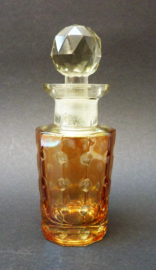 Art Deco Marigold Carnival Glass parfumfles