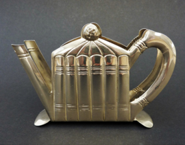Godinger silver plated teapot napkin holder