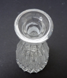 Bohemia lead crystal mini bar night cap decanter with shot glass stopper