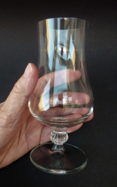 Crystal Hurricane cocktail glasses