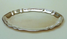 Lutz und Weiss silver plated Chippendale serving tray small size