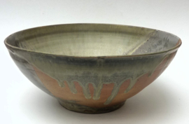 Studio Pottery Japandi stijl druipglazuur kom XL