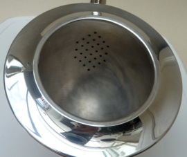 Verzilverde theepot Empire H Hooijkaas voor DE