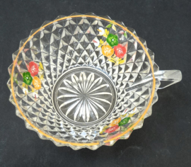 Lubiana Italy Mid Century persglazen dessert coupes