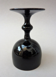 Carlo Moretti Mid Century black port sherry glass set