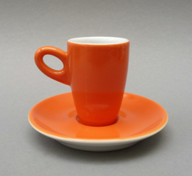 SPM Walkure Alta orange espresso cup with saucer