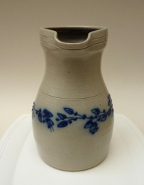 Salmon Falls Pottery stoneware jug Blue Vine