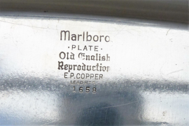Marlboro Plate verzilverd roomstel dienblaadje met melkkan