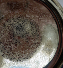 WMF S Collection verzilverde bonbon koekjes schaal jaren 50