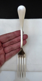 Christofle Baguette silver plated table fork