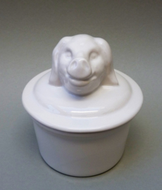 White porcelain Pig tureen