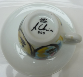 Illy Collection 1993 Sandro Chia Facce Italiane espresso cup 800