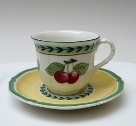 Villeroy Boch French Garden Fleurance cup with saucer