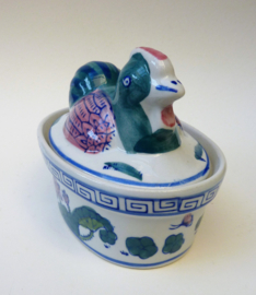 Chinese porcelain chicken tureen