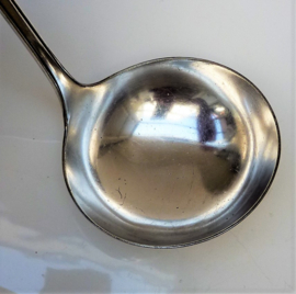 Wellner silver plated soup ladle