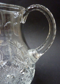 American Brilliant Period cut crystal pitcher