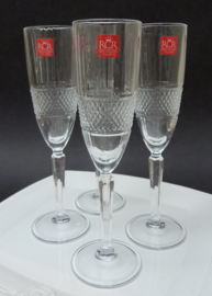 Royal Crystal Rock Brillante champagne flutes