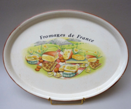 Vintage French cheese serving platter