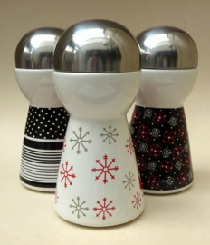 Brandani Italy Design ceramic canister with metal lid