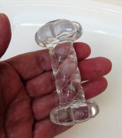 A pair of Baccarat crystal knife rests model 535