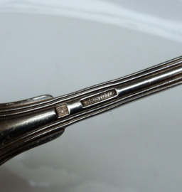 Christofle Chinon antique silver plated table fork