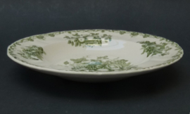 Mason's Fruit Basket Green deep dinner plate