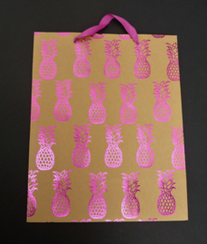 Luxe kadotas ( 25 cm x 31 cm) met zijde vloeipapier