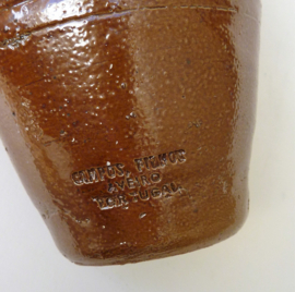 Campos Filhos Aveiro Portugese salt glazed stoneware bottle