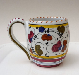 Deruta ARS Orvietano Galletto multi color mug