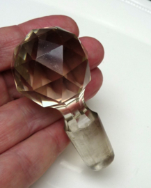 Antique cut crystal perfume bottle