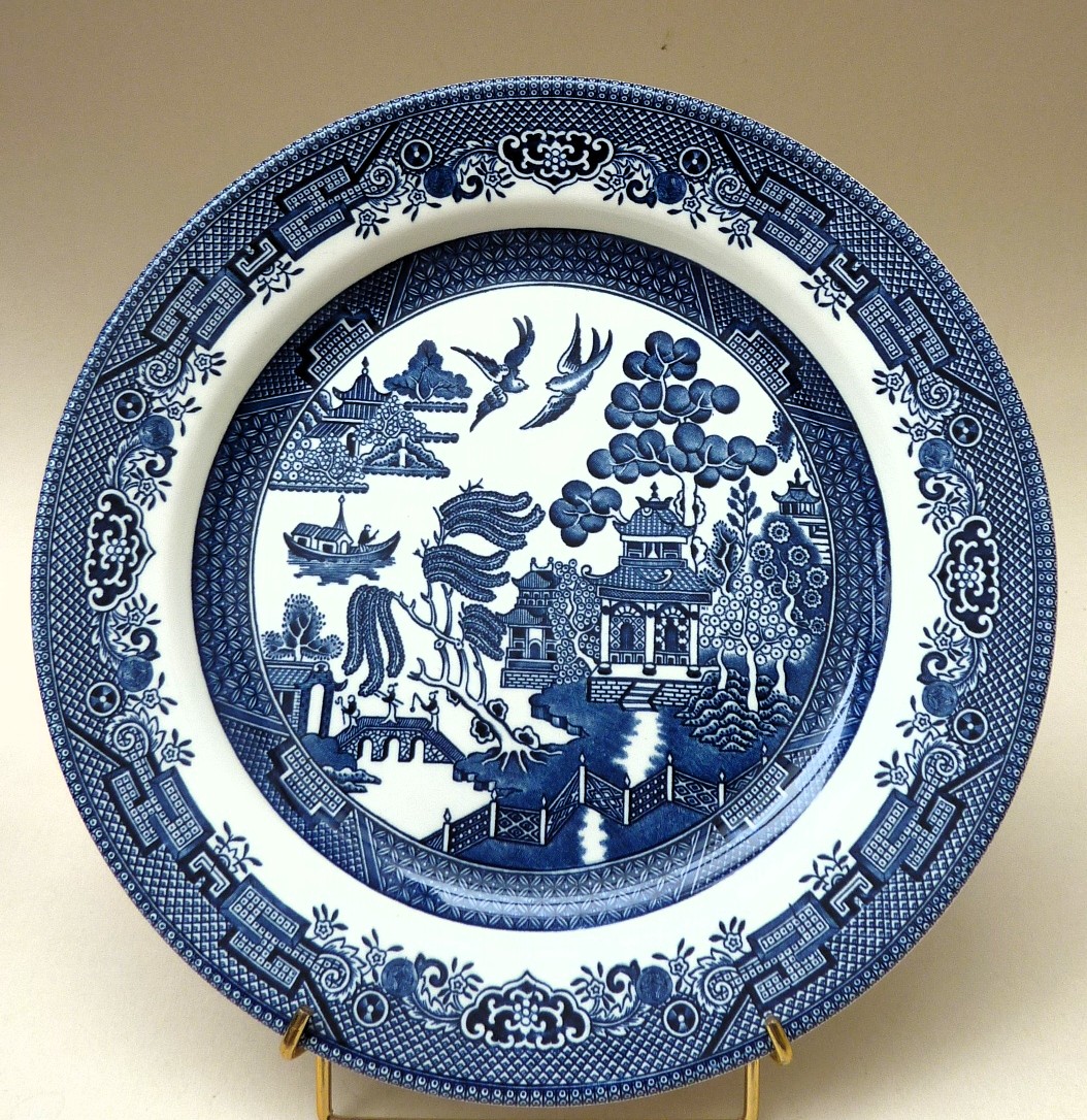 Churchill Blue Willow dinerbord 26.5 cm