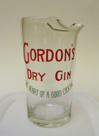 Gordons Gin glass pitcher The heart of a good cocktail