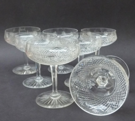 Champagne coupe glasses