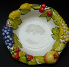 Bassano majolica fruit bowl