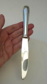Europ Felix Haviland silver plated dessert knives Beaded edge Pearl