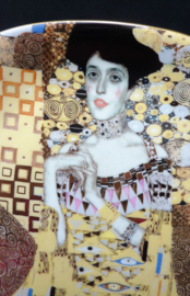 Lilien Porzellan Gustav Klimt Portrait der Adele Bloch Bauer wall plate 