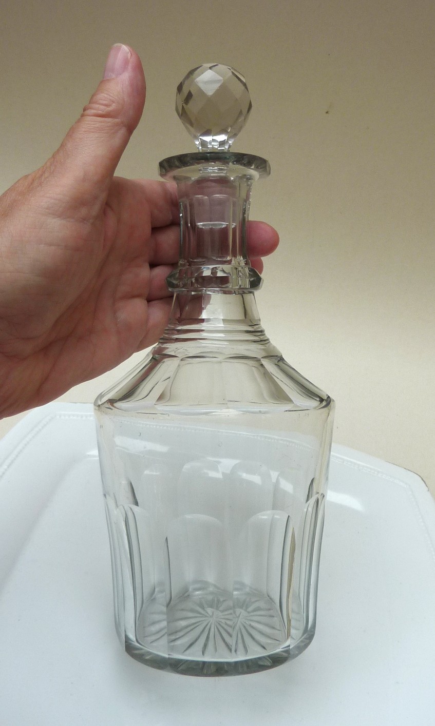 Taper decanter 19th century