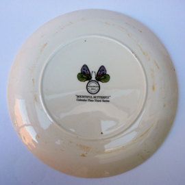 Wedgwood calendar plate 1973 Bountiful Butterfly
