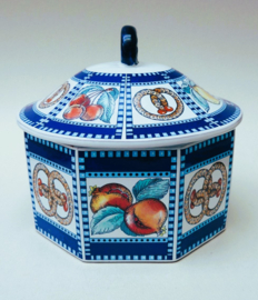 Italian faience cookie jar