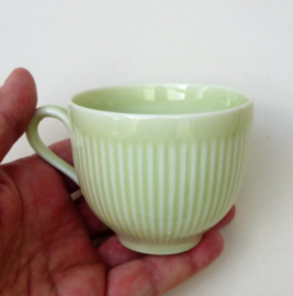 Rorstrand Kolorita green coffee cup with saucer