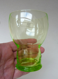 Kristalunie Art Deco waterglas Aquarius vert chine