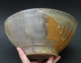 Studio Pottery Japandi stijl druipglazuur kom XL