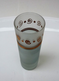Art glass limoncello glazen
