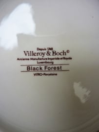 Villeroy Boch Black Forest Duck black porcelain lidded box