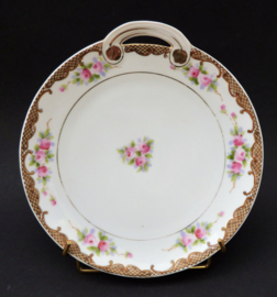 Japanese Early Showa porcelain pastry plate
