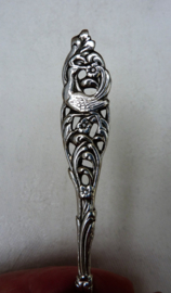 Gero 90 reticulated silver plated cake fork set